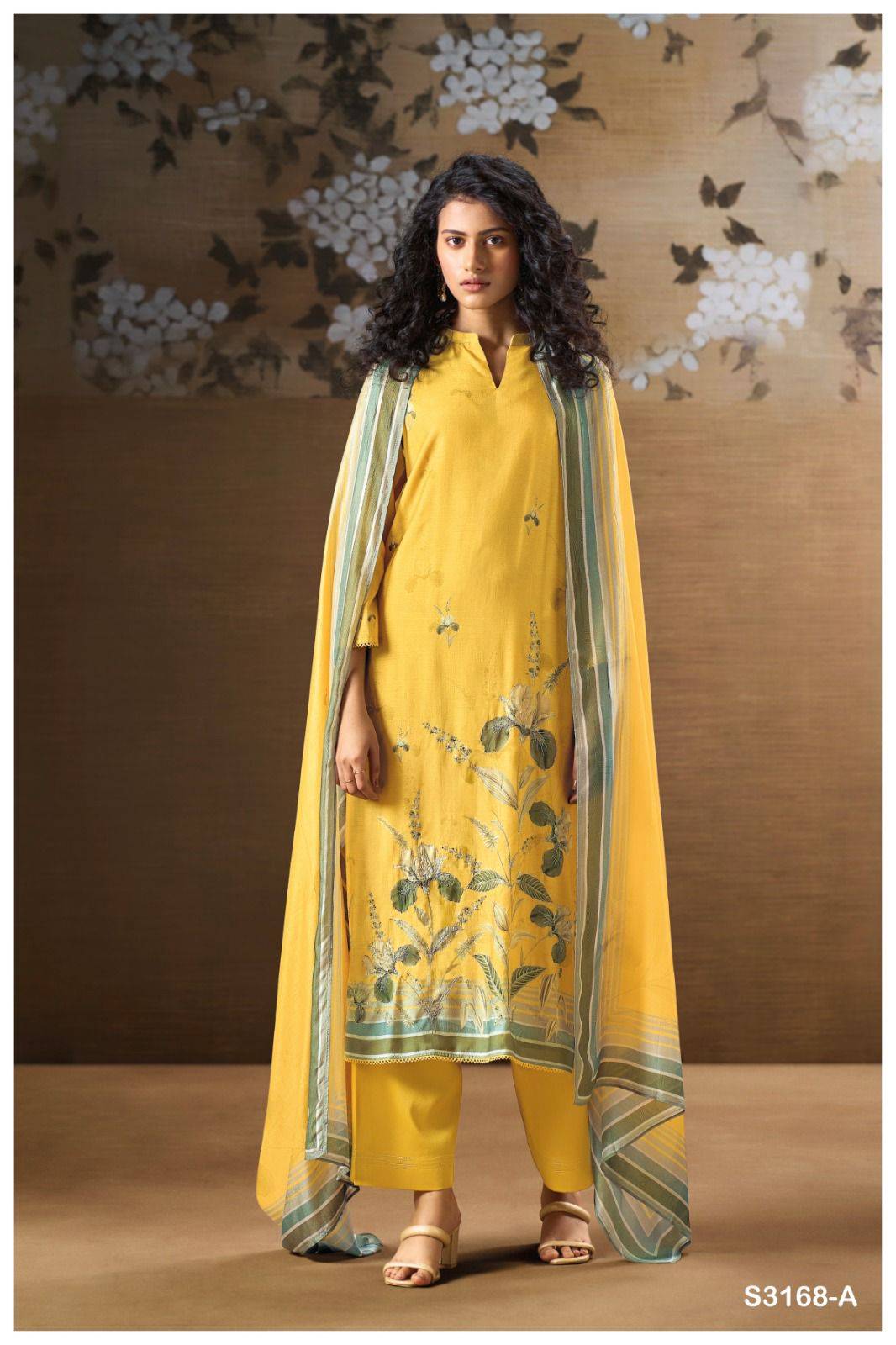 Ganga jaera 3168 laado dress material wholesale